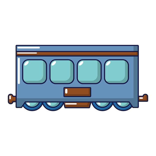 Vector icono de tren rápido ilustración de dibujos animados de icono de vector de tren rápido para web