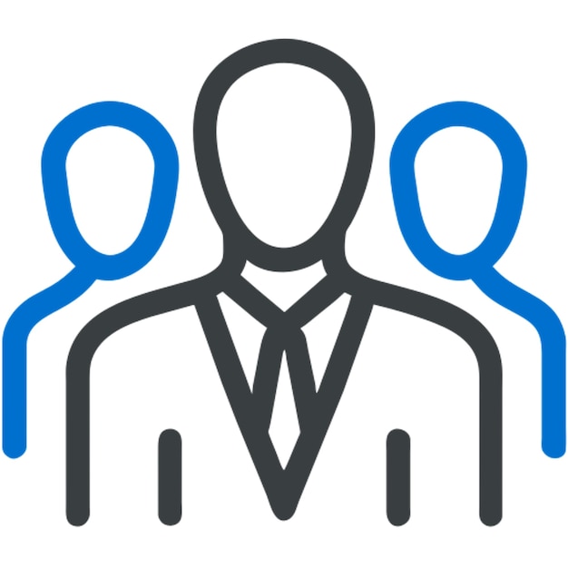 El icono de los tres humanos