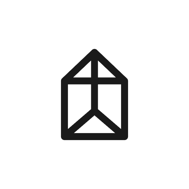 Icono de triángulo rectangular Símbolo matemático Icono vectorial simple moderno para diseño de sitios web aplicación móvil