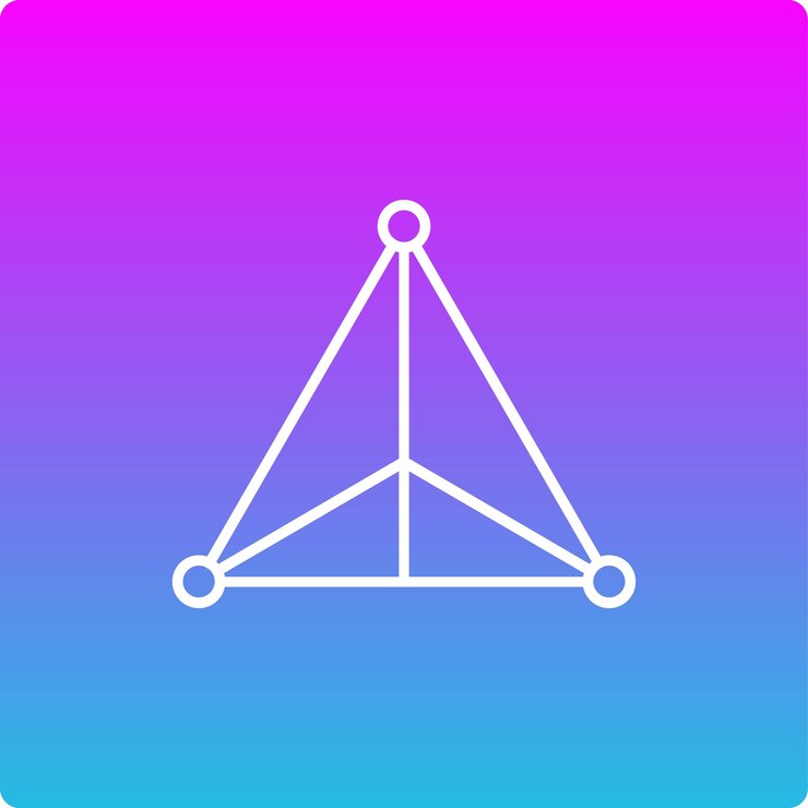 Vector icono del triángulo
