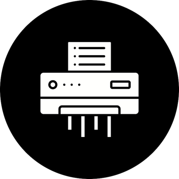 Icono de la trituradora de papel