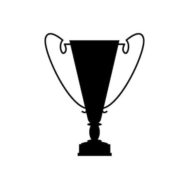 Icono del trofeo plano