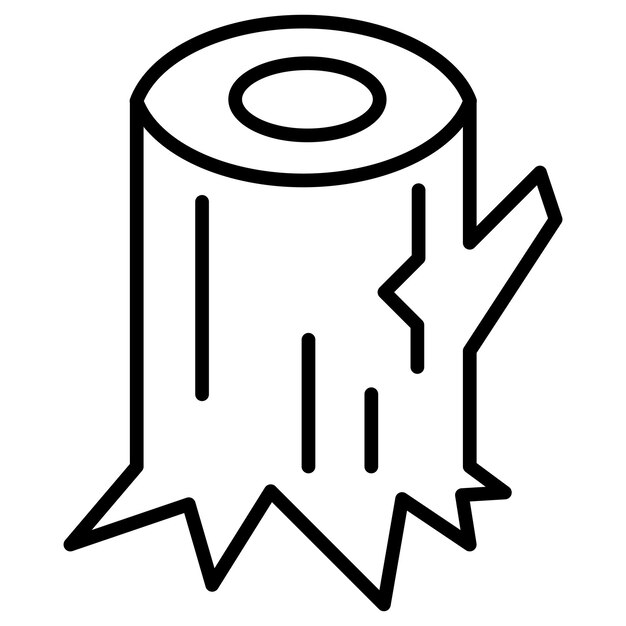 Icono del tronco del árbol
