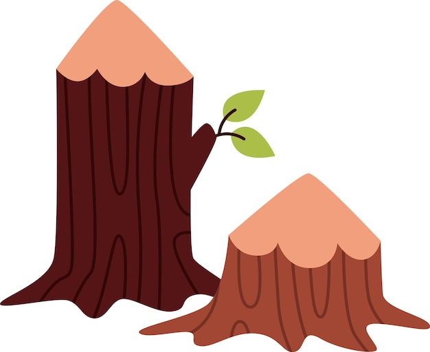 Icono de los troncos de los árboles