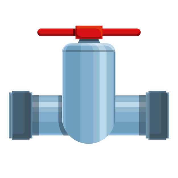 Icono de tubería de fontanería Icono vectorial de tuberación de fontaneria para el diseño web aislado en fondo blanco