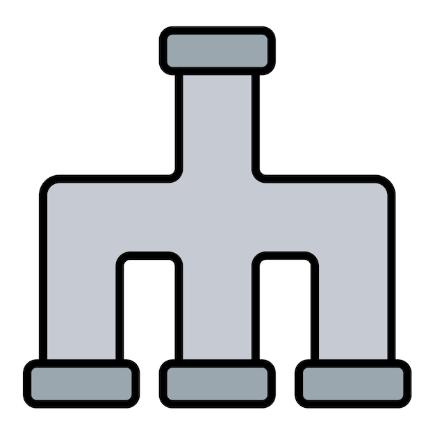 Icono de la tubería de plástico