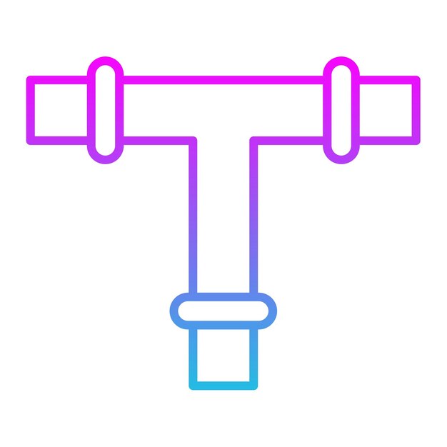 Icono de la tubería de plástico