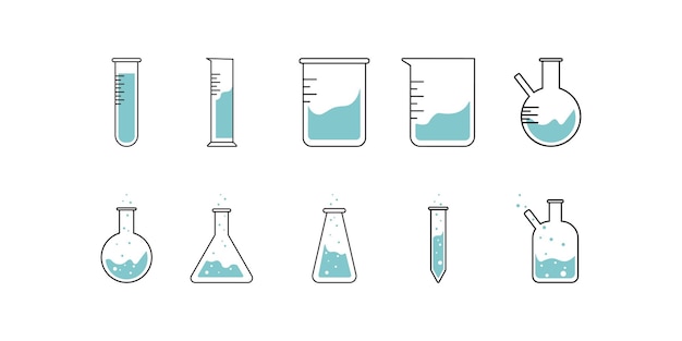 Icono del tubo de ciencia