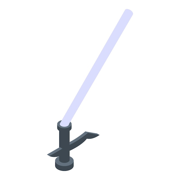 Icono de tubo de espuma de poliuretano Isométrico de icono de vector de tubo de espuma de poliuretano para diseño web aislado sobre fondo blanco