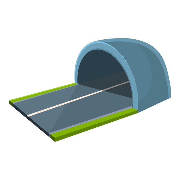 Icono de túnel de arco Icono vectorial de arco de túnel para diseño web aislado en fondo blanco