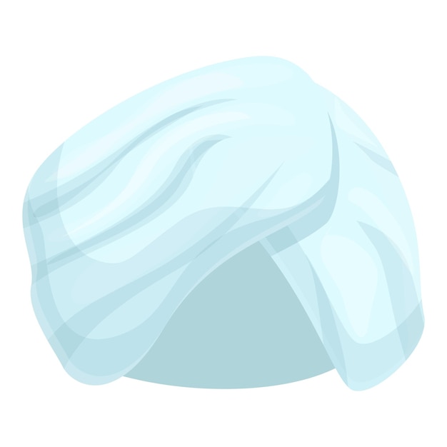 Icono de turbante tradicional vector de dibujos animados sombrero árabe hombre indio