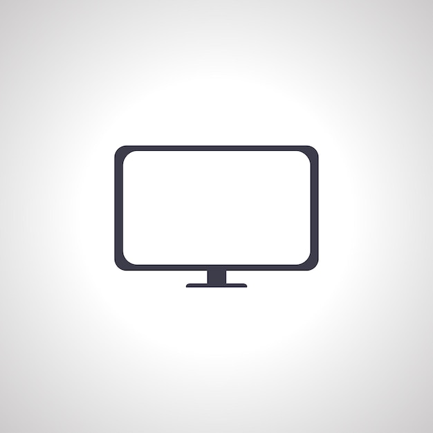 icono de tv icono de pantalla de tv lcd