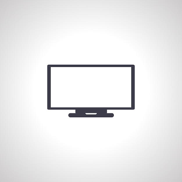 icono de tv icono de pantalla de tv lcd