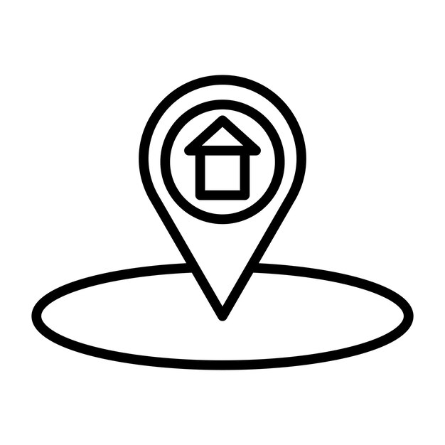 Ícono de ubicación del almacén