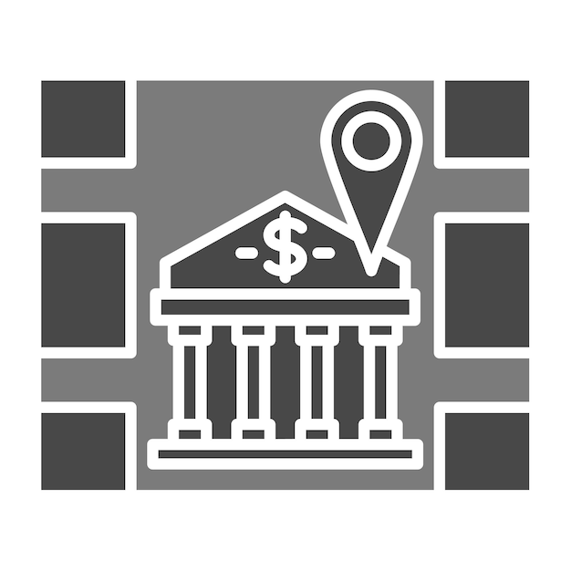 Ícono de ubicación del banco