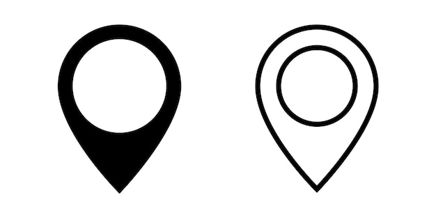 El icono de la ubicación se establece el icono del pin del mapa