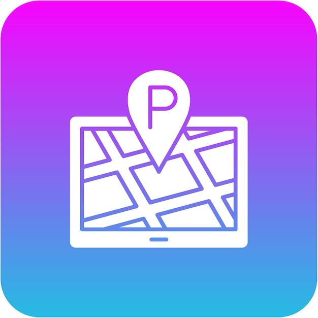 Ícono de ubicación de estacionamiento