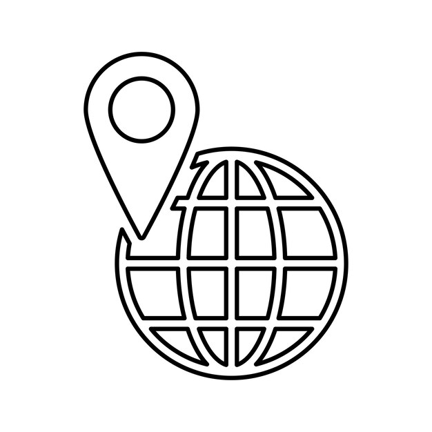 Icono de ubicación global