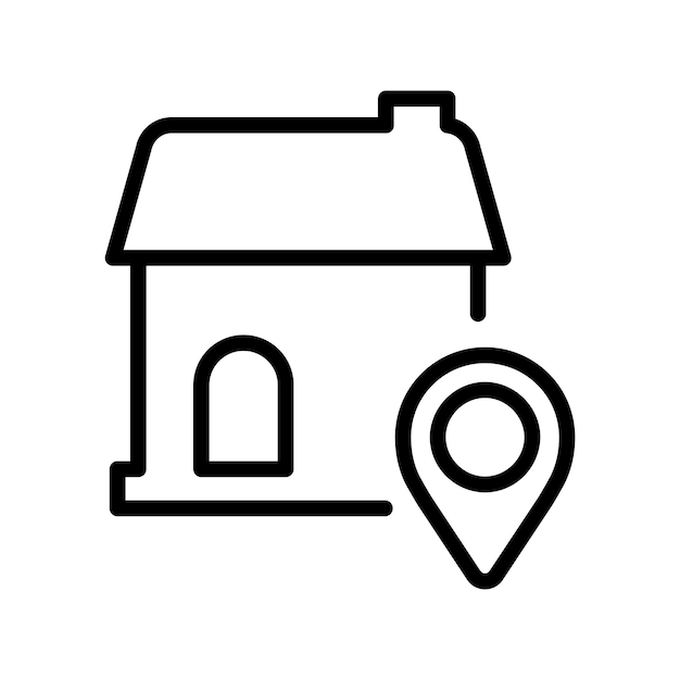 Icono de ubicación de inicio