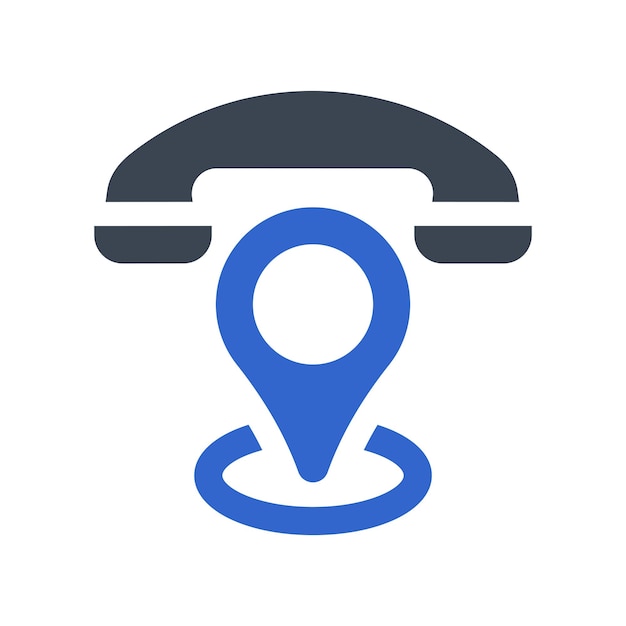 Ícono de ubicación de la llamada