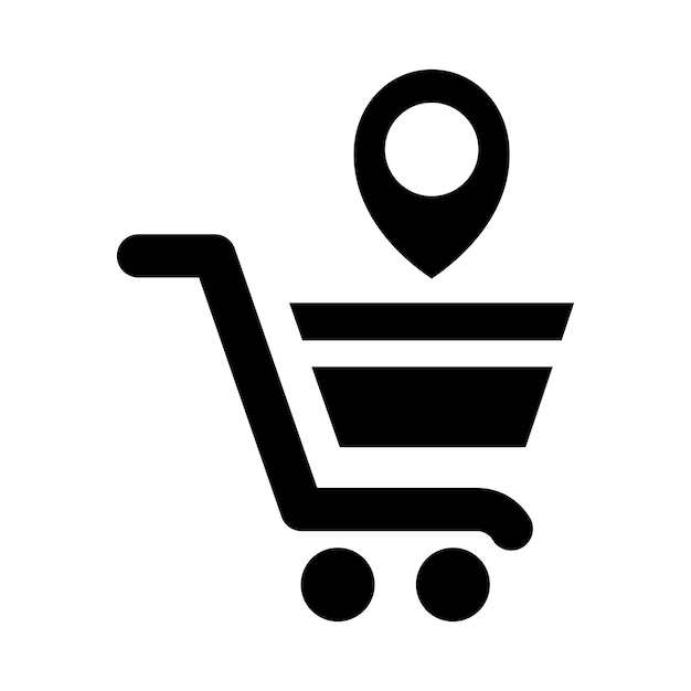 Ícono de ubicación del mercado
