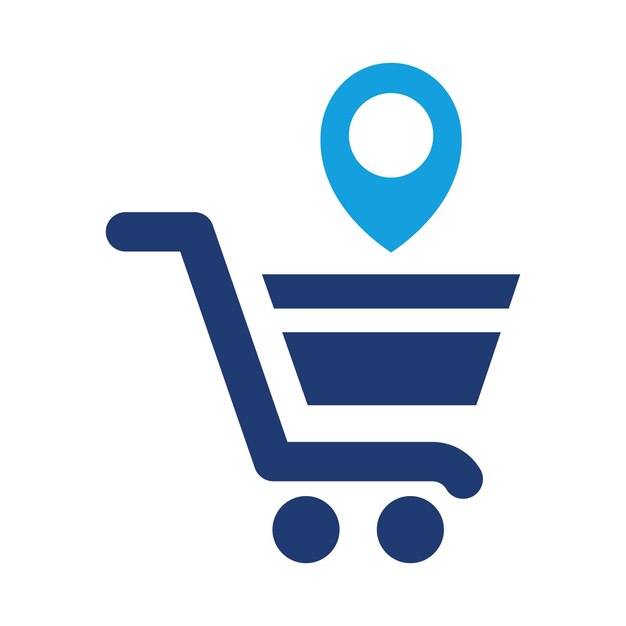 Ícono de ubicación del mercado
