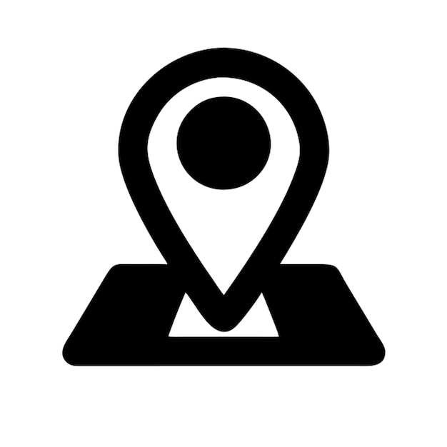 icono de ubicación del pin de comida