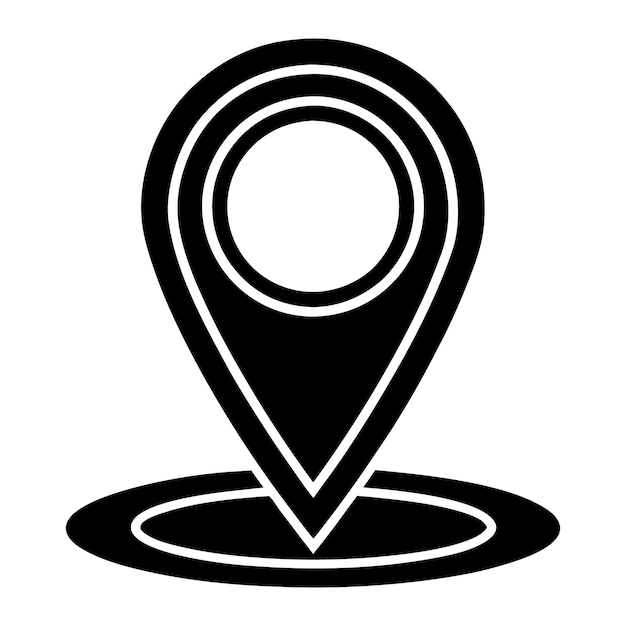 icono de ubicación del pin del mapa marcadores de mapas modernos vector