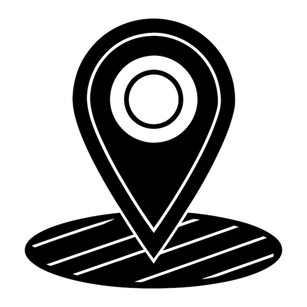 icono de ubicación del pin del mapa marcadores de mapas modernos vector