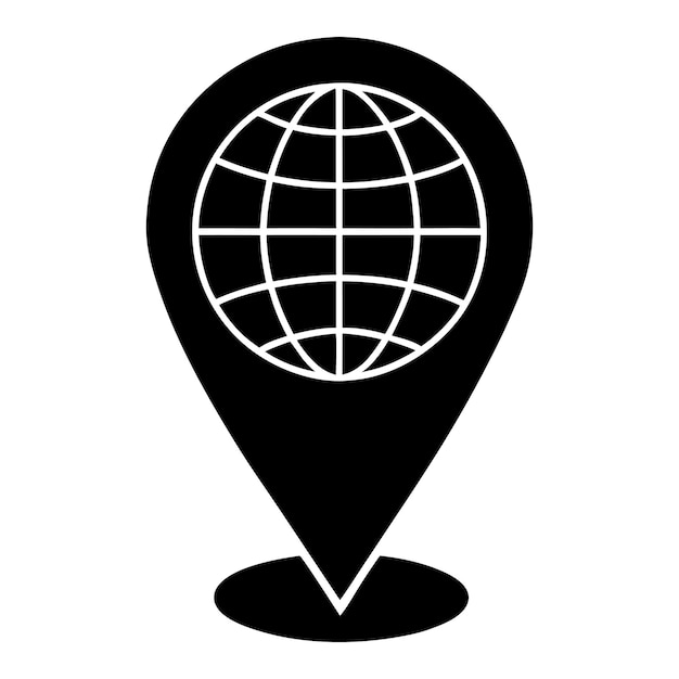 icono de ubicación del pin del mapa marcadores de mapas modernos vector