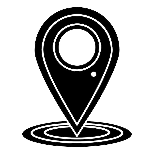 icono de ubicación del pin del mapa marcadores de mapas modernos vector