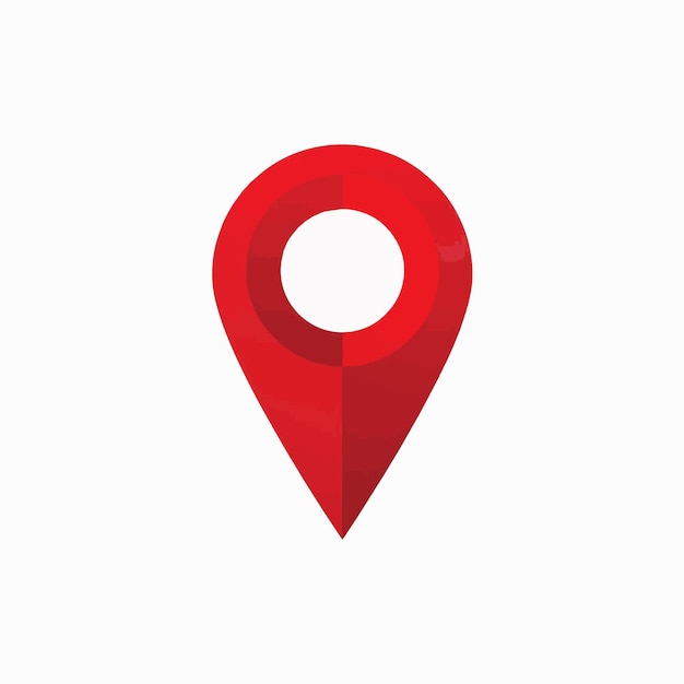 Icono de ubicación del PIN rojo