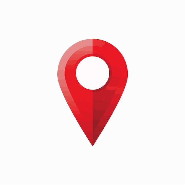 Icono de ubicación del PIN rojo
