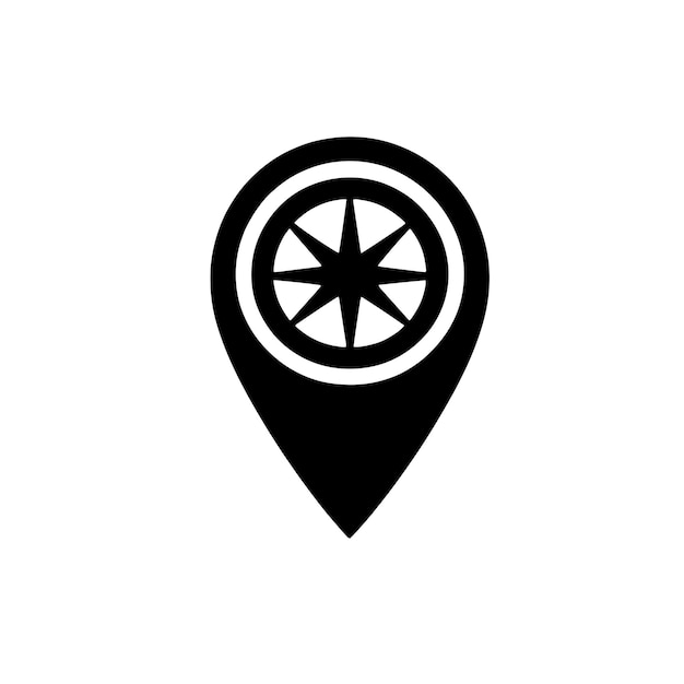 icono de ubicación del pin