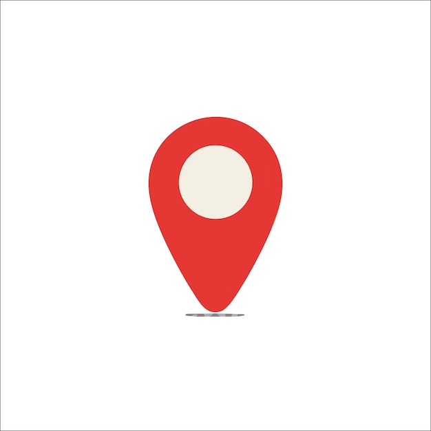 icono de ubicación rojo