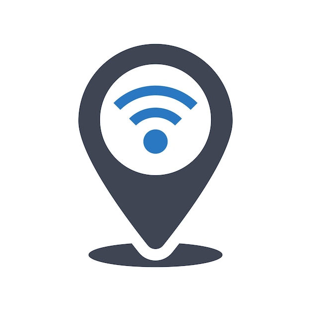 Icono de ubicación Wi-Fi