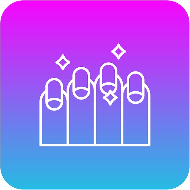Icono de las uñas