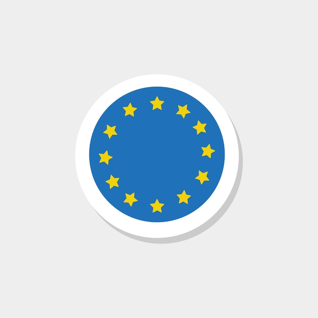 Icono de la Unión Europea Gráficos vectoriales