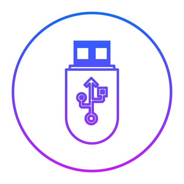 El icono de USB
