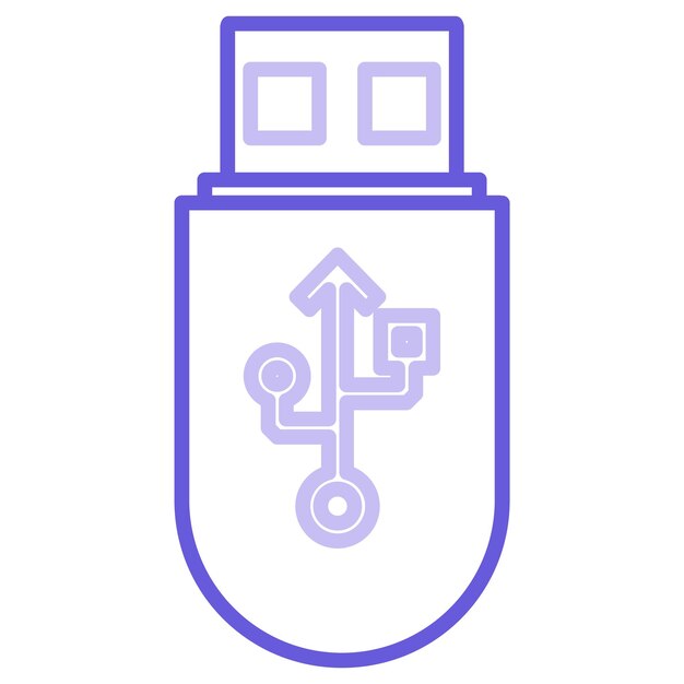 El icono de USB