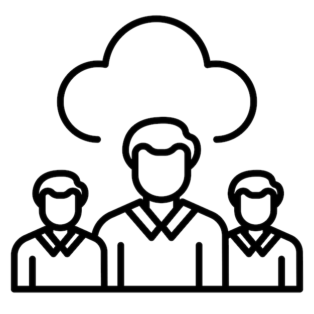 Icono de los usuarios de la nube