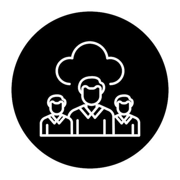 Icono de los usuarios de la nube