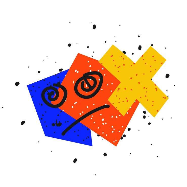 Vector icono ux vibrante abstracto para la interfaz de usuario