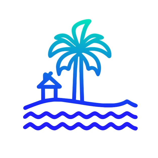 icono de las vacaciones