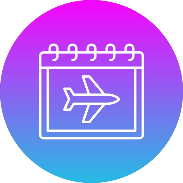 Icono de las vacaciones