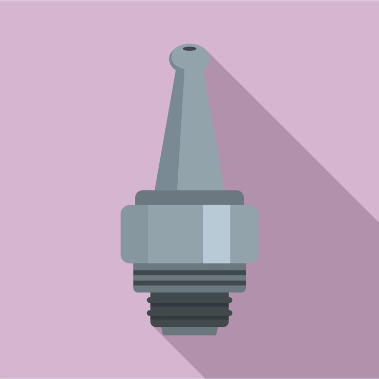 Vector icono de vape de la boca ilustración plana del icono vectorial de vape del pedazo de la boca para el diseño web