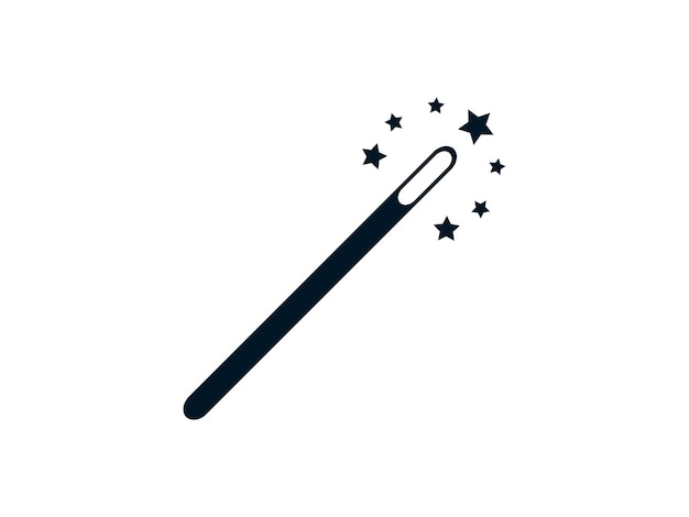 icono de la varita mágica Mago Palo con una herramienta de mago estrella