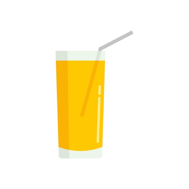 Vector icono de vaso de bebida de bar ilustración plana del icono de vector de vaso de bebida de bar para diseño web