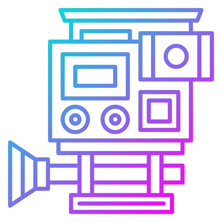 Vector el icono del vector de acción de la cámara se puede utilizar para el conjunto de iconos de fotografía
