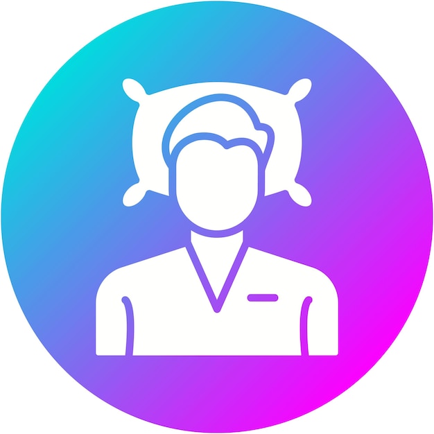 El icono del vector acostado se puede usar para el conjunto de iconos de limpieza
